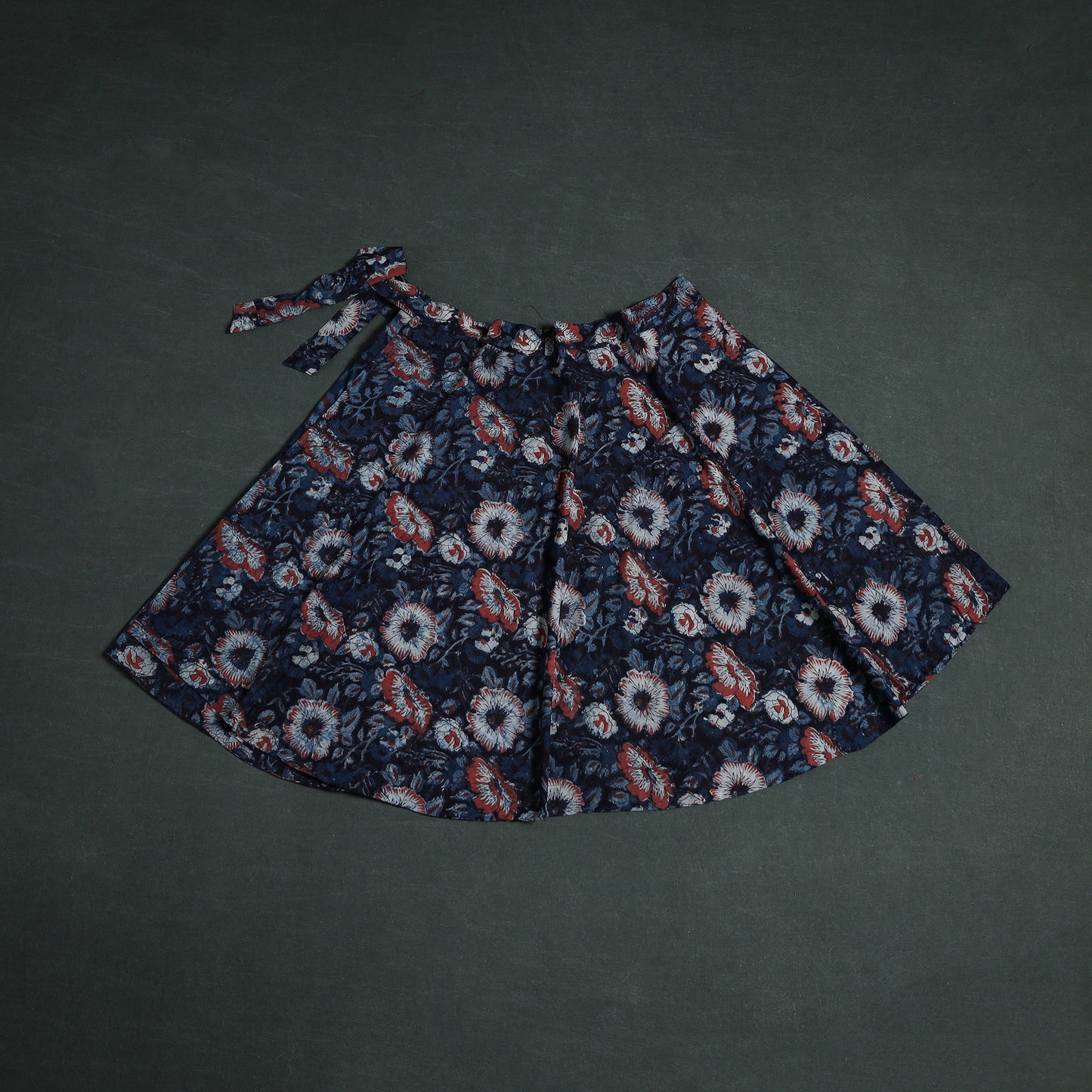 Bagru Hand Block Print Cotton Wrap Around Skirt 17