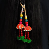 Thread Braided & Bead Work Hair Parandi 15