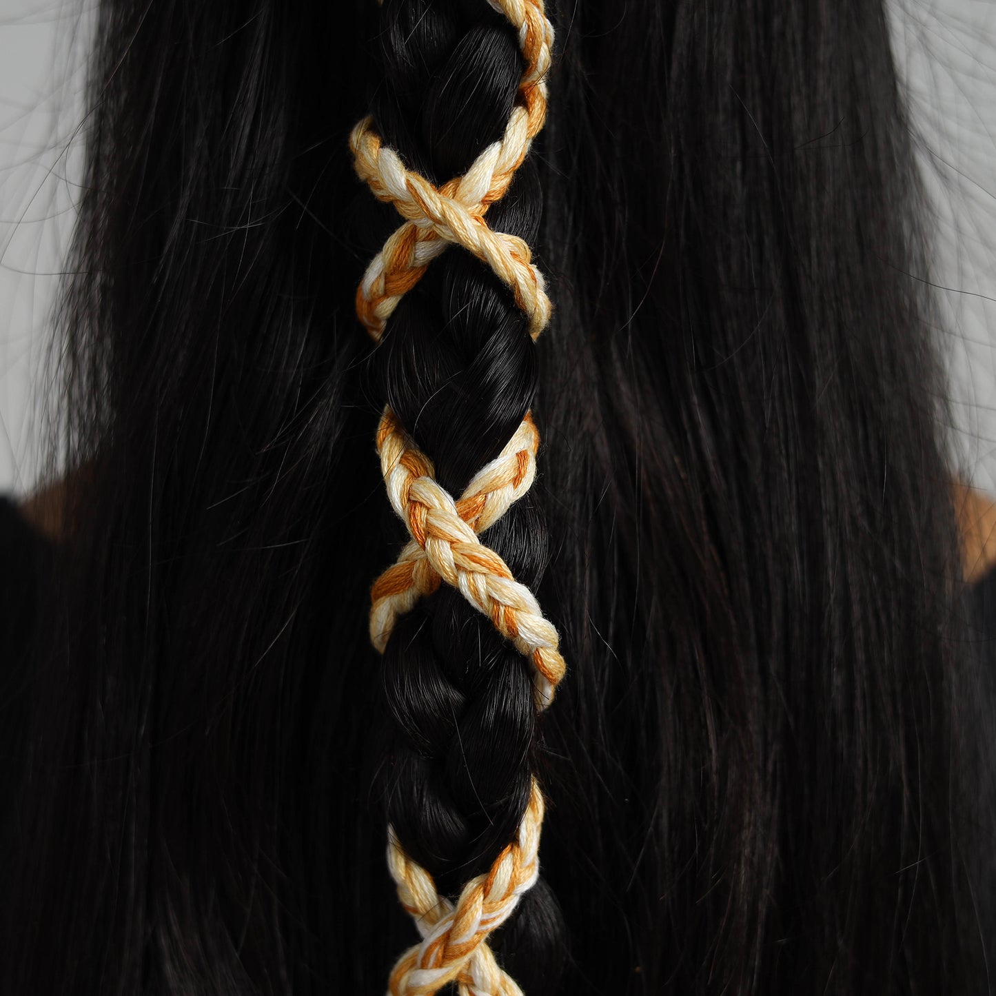 Thread Braided & Bead Work Hair Parandi 15