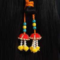 Thread Braided & Bead Work Hair Parandi 30