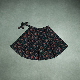Bagru Hand Block Print Natural Dyed Cotton Wrap Around Skirt 29