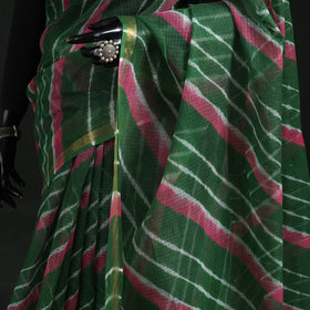 Tie-Dye Kota Doria Cotton Leheriya Saree 19