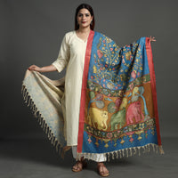 kalamkari handpainted dupatta