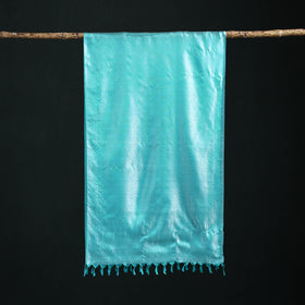 Handwoven Banarasi Pure Silk Stole with Tassels 03