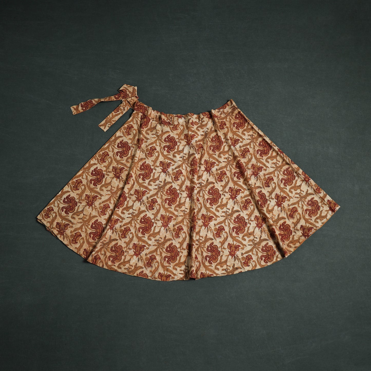 Bagru Hand Block Print Cotton Wrap Around Skirt 14