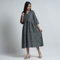 jacquard cotton dress