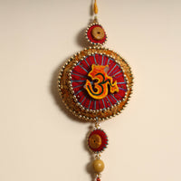 Om - Handmade Felt & Beadwork Wall Hanging