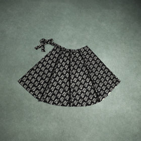 Bagru Hand Block Print Natural Dyed Cotton Wrap Around Skirt 32