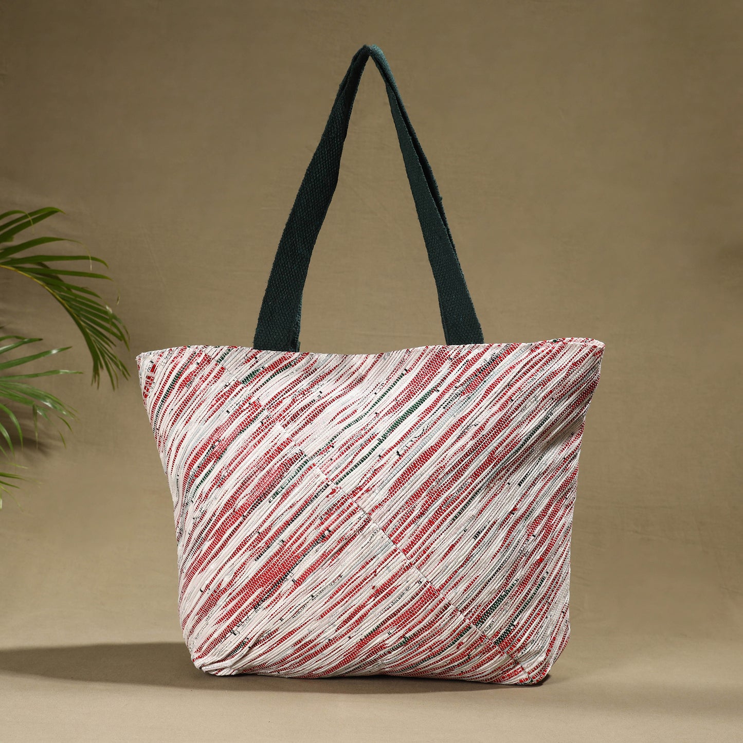 Upcycled Woven Handcrafted Shoulder Bag by Ecokaari