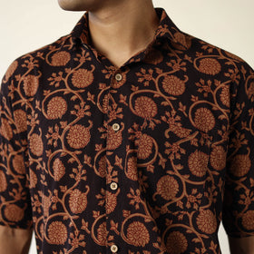 Buy Bagh Block Printed Cotton Men Half Sleeve Shirt 09 Online at iTokri.com