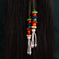 Thread Braided & Shell Work Hair Parandi 46