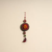 Om - Handmade Felt & Beadwork Wall Hanging