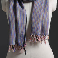 Grey - Kumaun Handwoven Pure Merino Wool Scarf 244