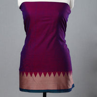 Purple - 3pc Mercerized Cotton Dharwad Dress Material 03