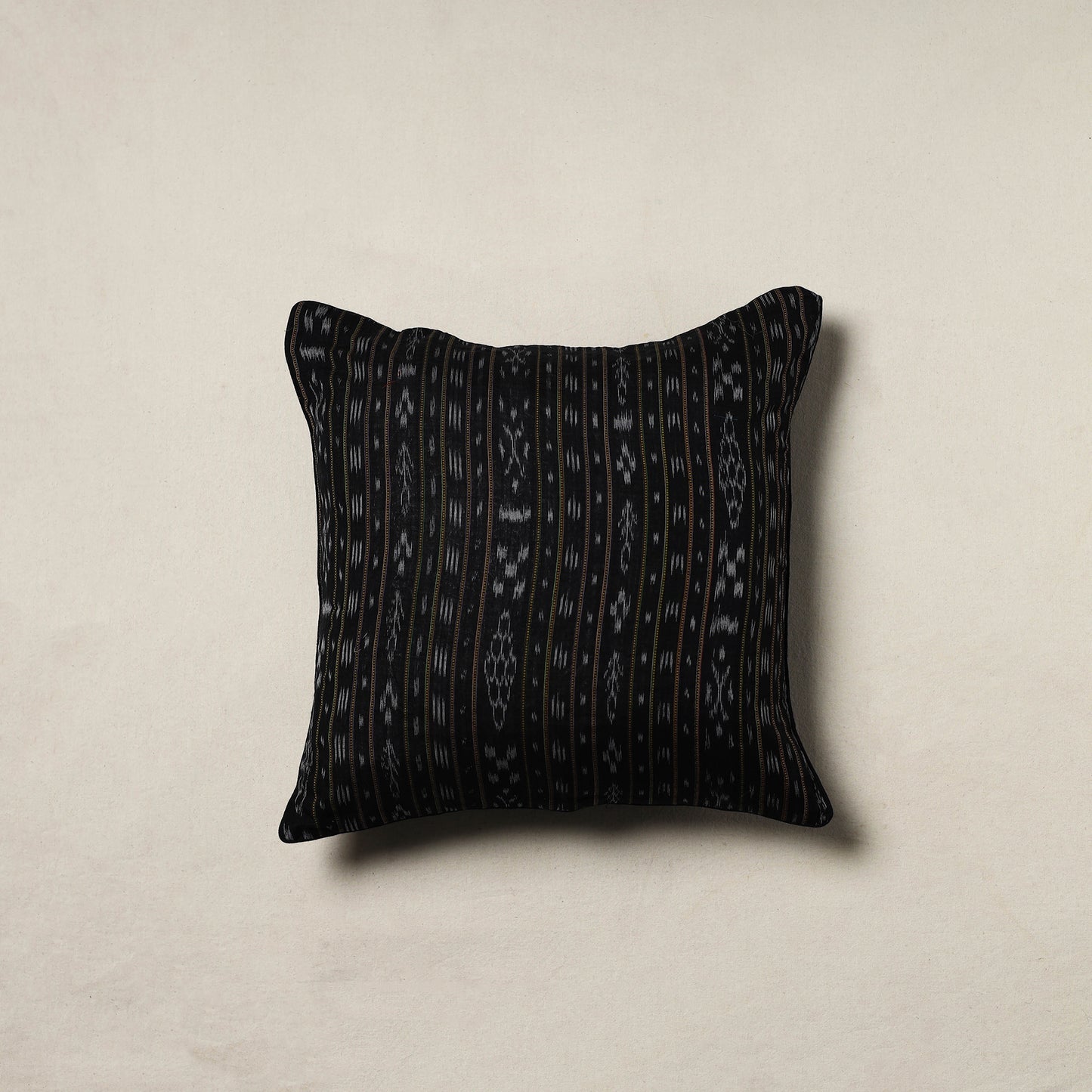 Sambalpuri Ikat Weave Cushion Cover (16 x 16 in) 07