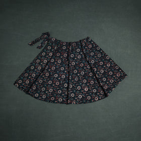 Bagru Hand Block Print Cotton Wrap Around Skirt 11