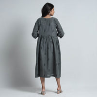 jacquard cotton dress