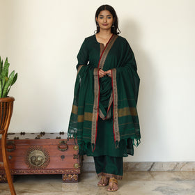 Dharwad Cotton Kurta with Palazzo & Dupatta Set 18