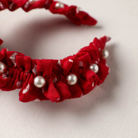 Handmade Fabart & Beadwork Hair Band 10