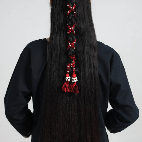 Thread Braided & Bead Work Hair Parandi 35