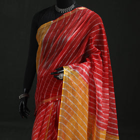 Tie-Dye Kota Doria Cotton Leheriya Saree 20