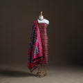Pochampally Ikat Handloom Sico Unstitched Dress Material: Kurta with Mulberry Silk Dupatta 30