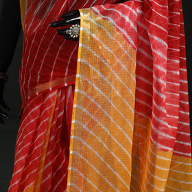 Tie-Dye Kota Doria Cotton Leheriya Saree 20