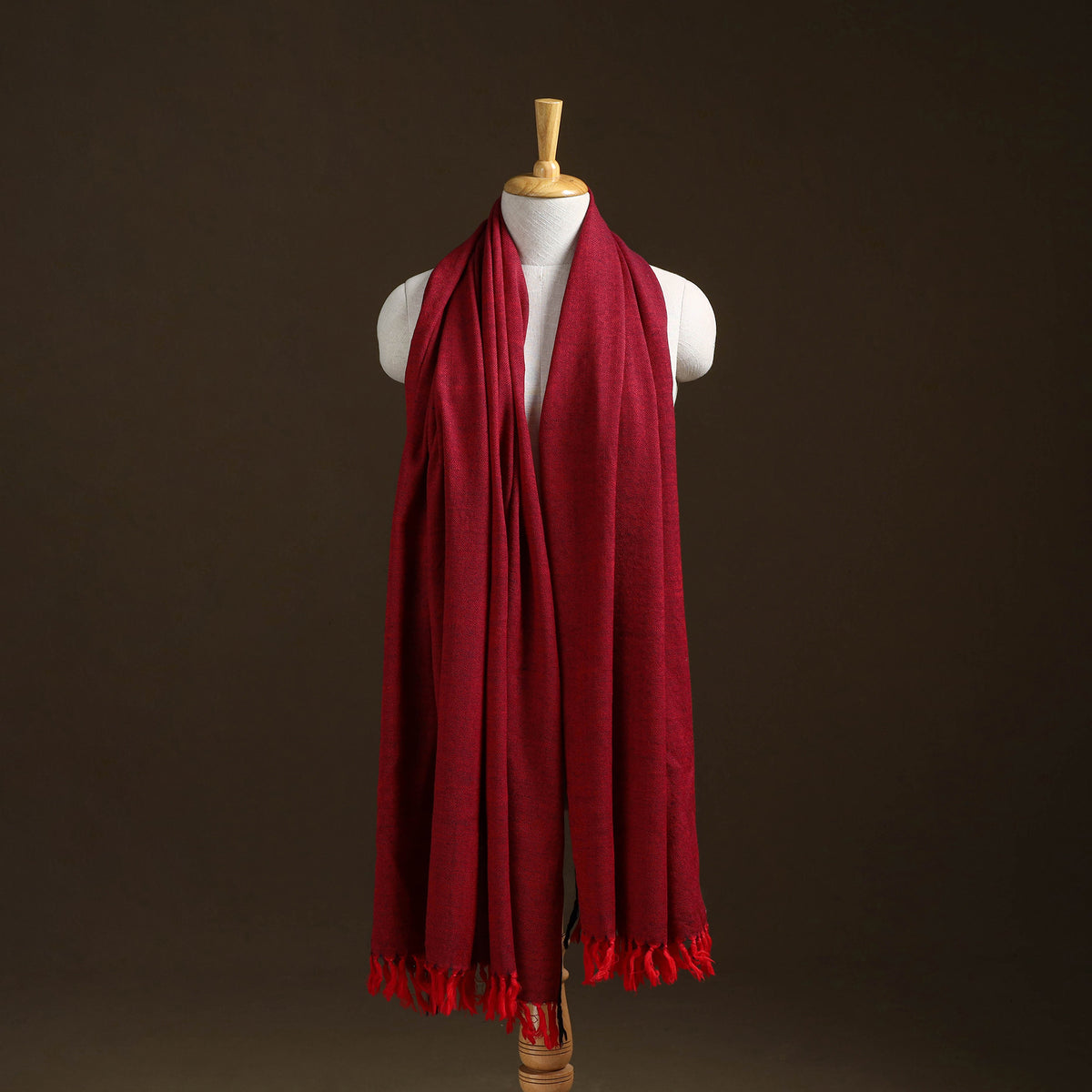 Kumaun Handwoven Pure Merino Wool Shawl 05