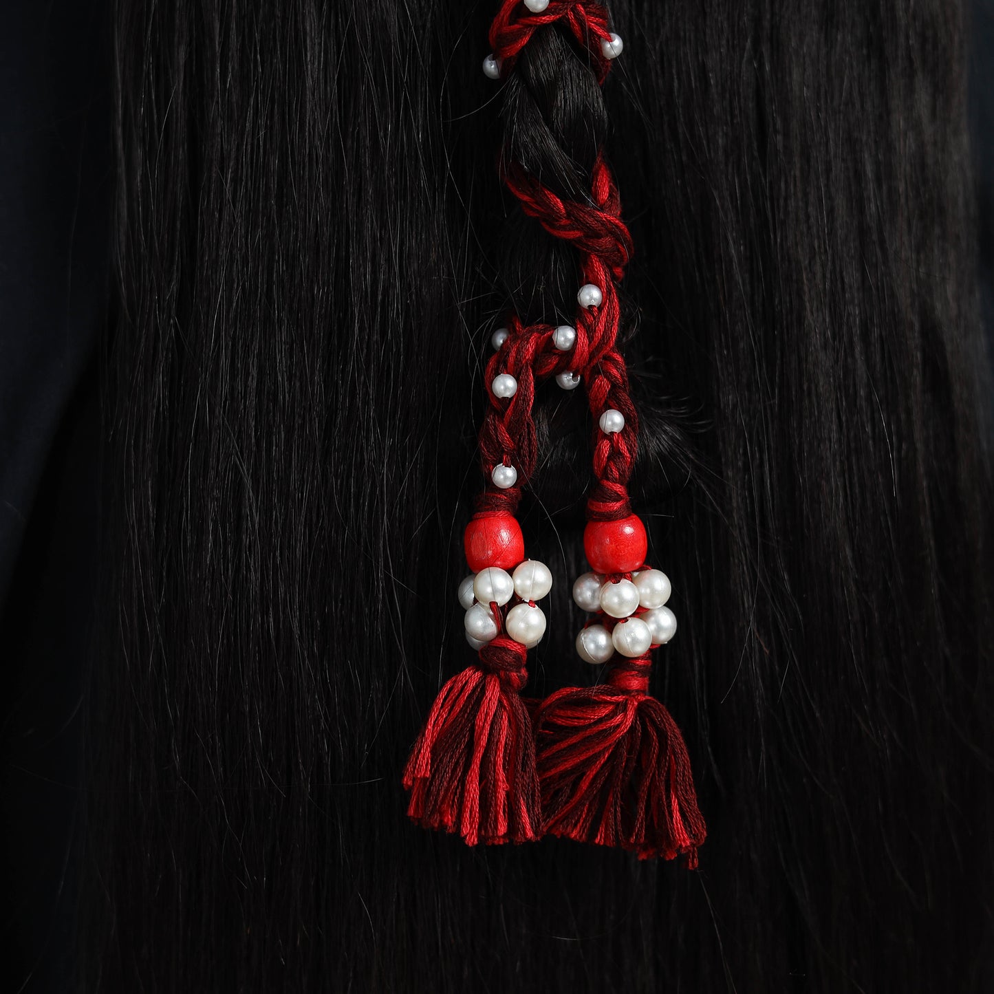 Thread Braided & Bead Work Hair Parandi 35