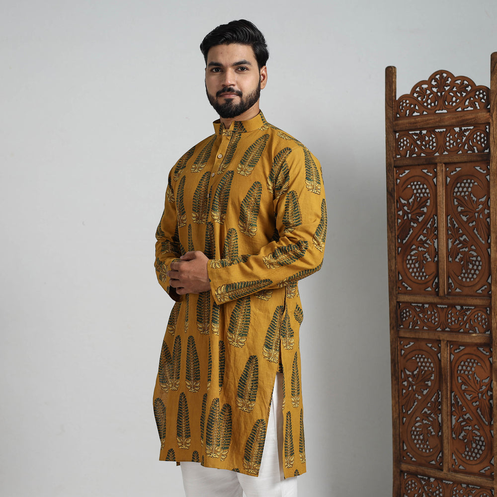 ajrakh Men's Long kurta