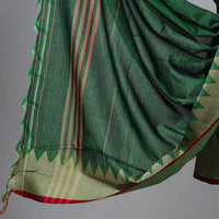 Green - 3pc Mercerized Cotton Dharwad Dress Material 05