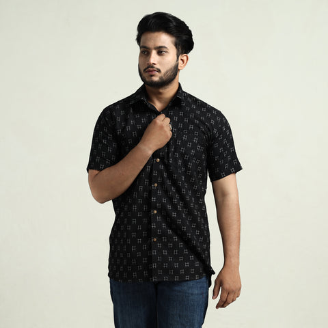 pochampally ikat cotton shirt 