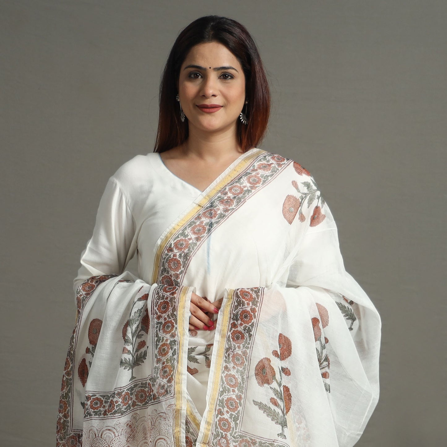 Sanganeri Dupatta