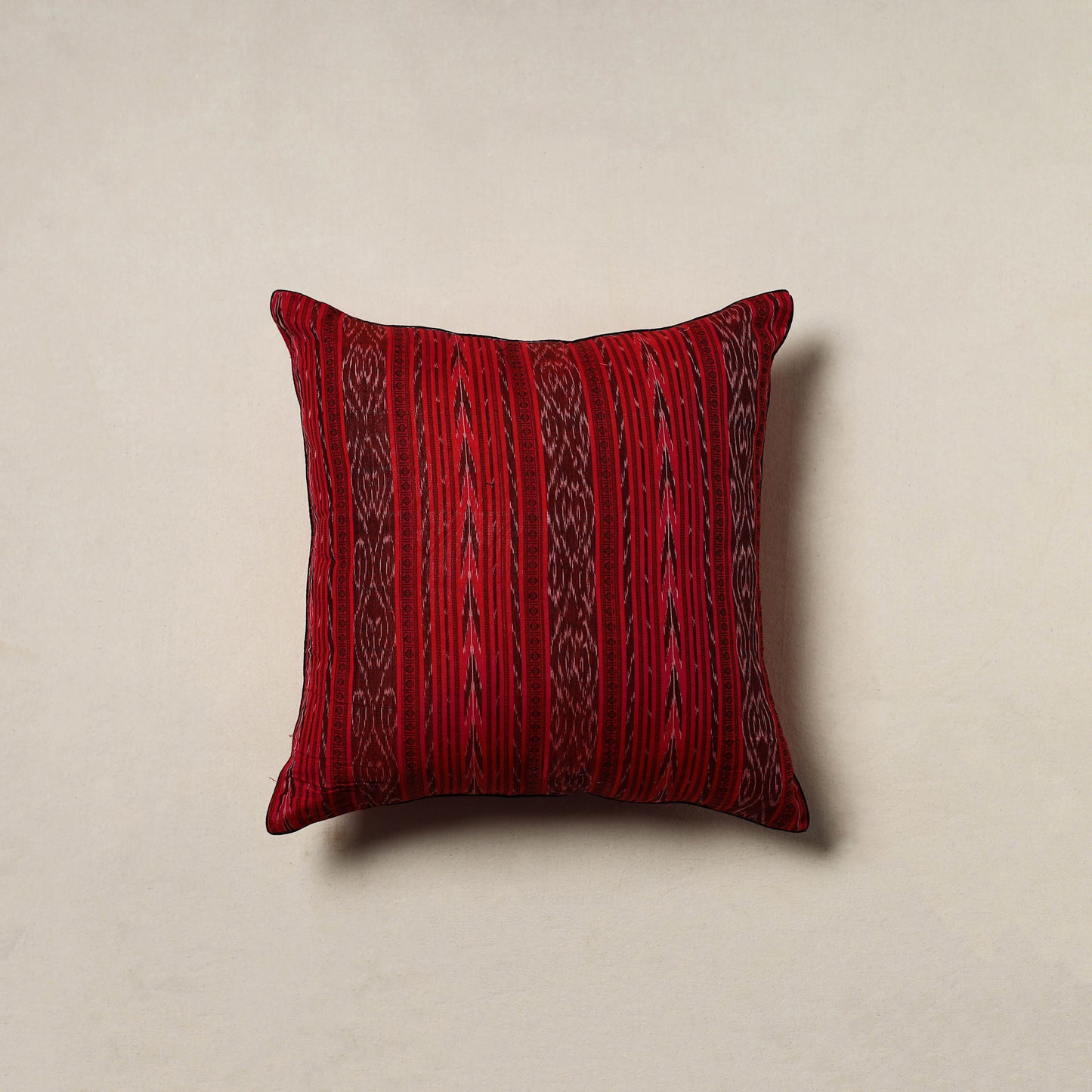 Sambalpuri Ikat Weave Cushion Cover (16 x 16 in) 08