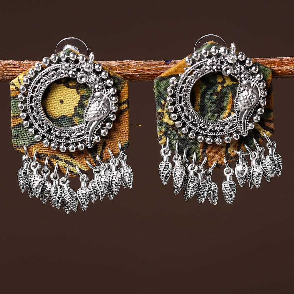 Zeeya Handcrafted GS Fabart Earrings