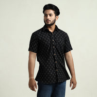 pochampally ikat cotton shirt 