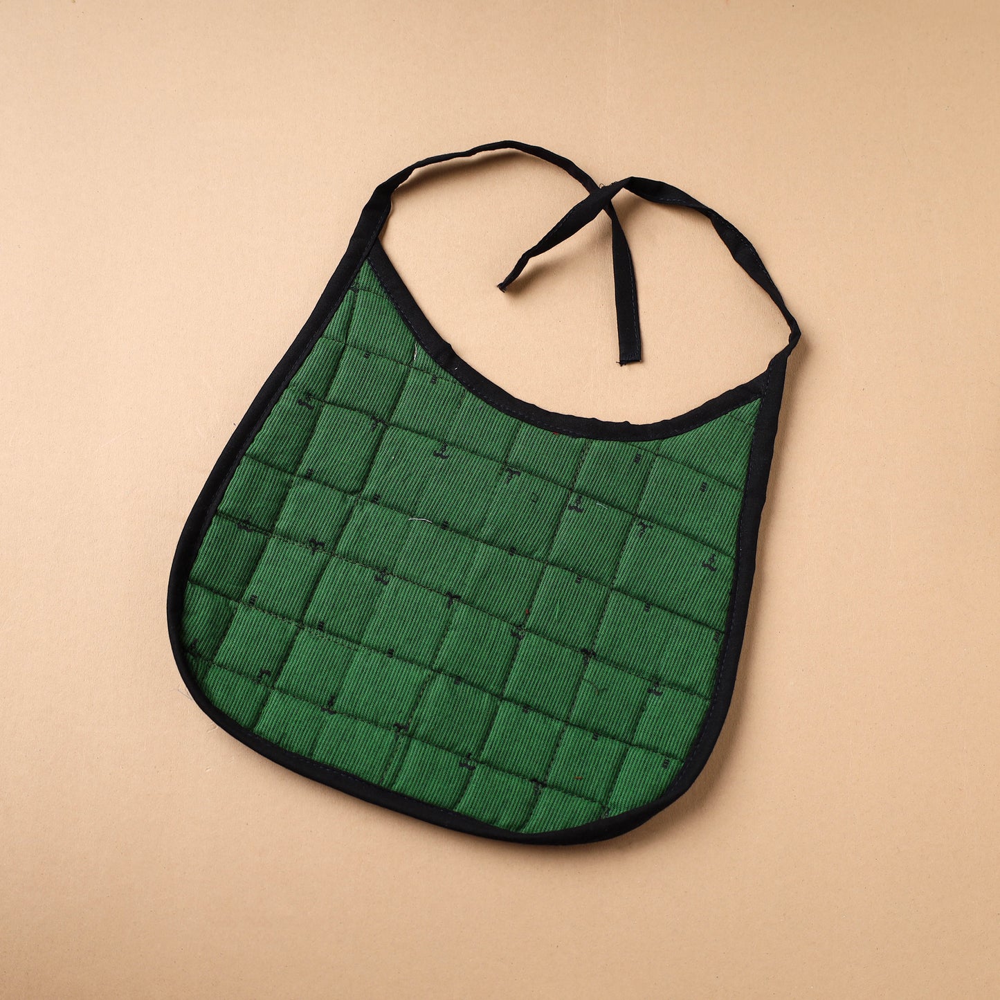 Green Handmade Cotton Baby Bib