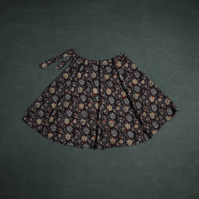 Bagru Hand Block Print Cotton Wrap Around Skirt 06