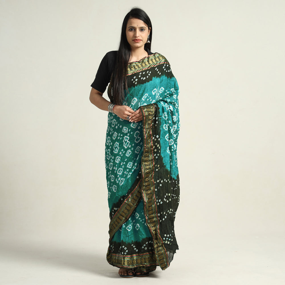 bandhani saree