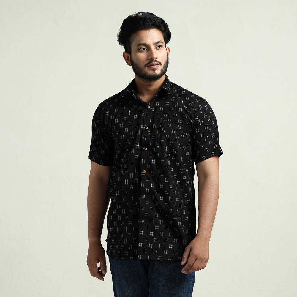 pochampally ikat cotton shirt 