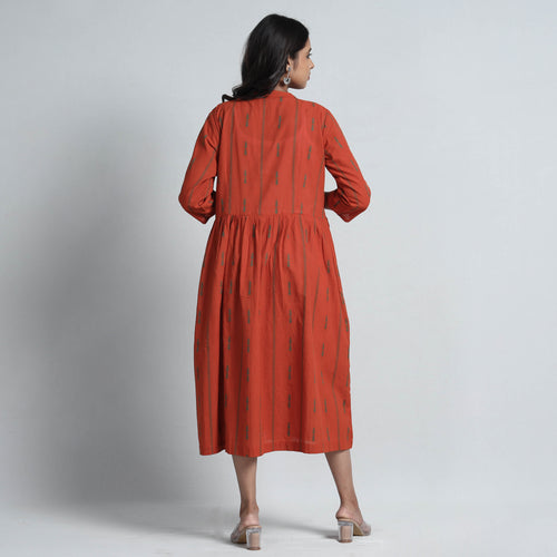 jacquard cotton dress