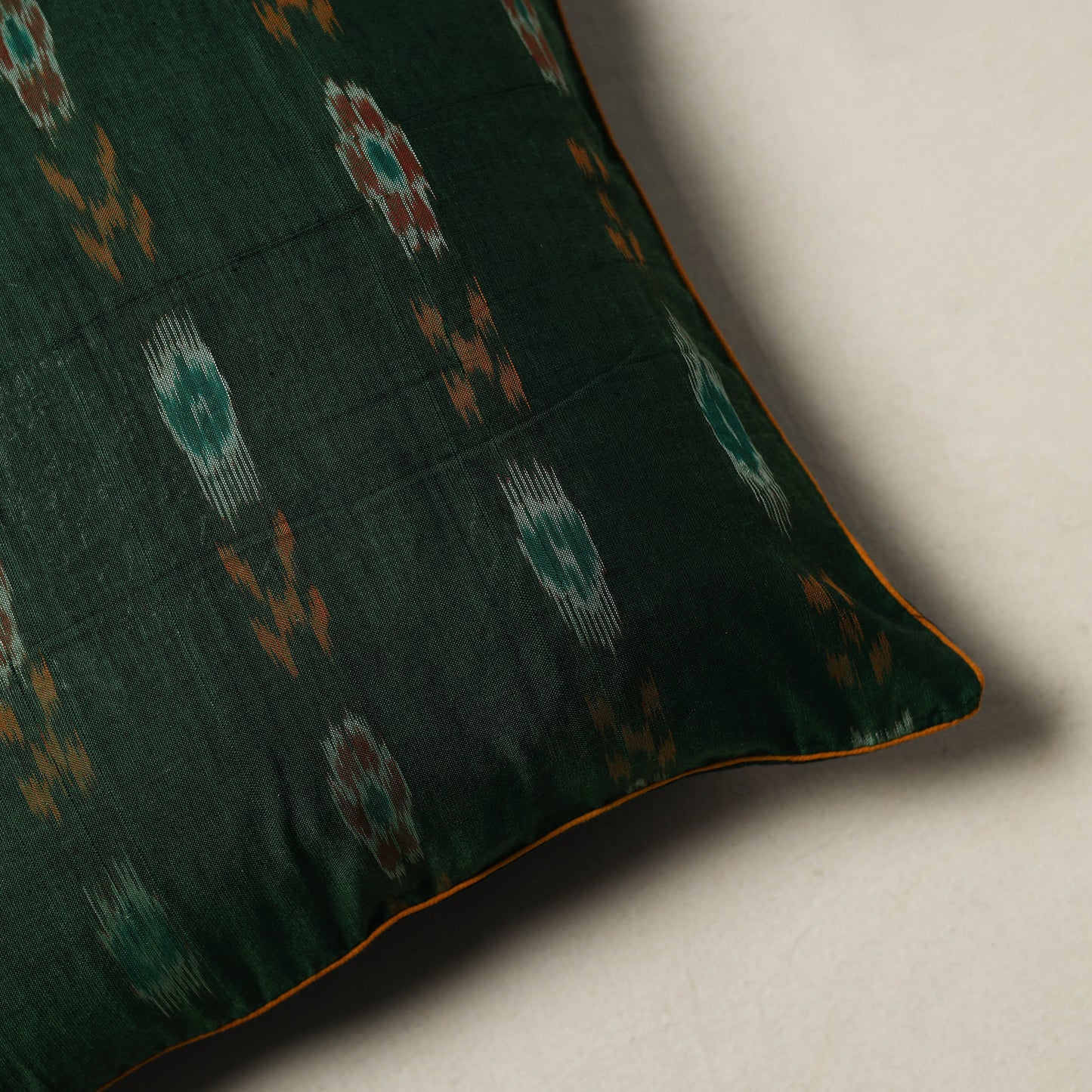 Sambalpuri Ikat Weave Cushion Cover (16 x 16 in) 09