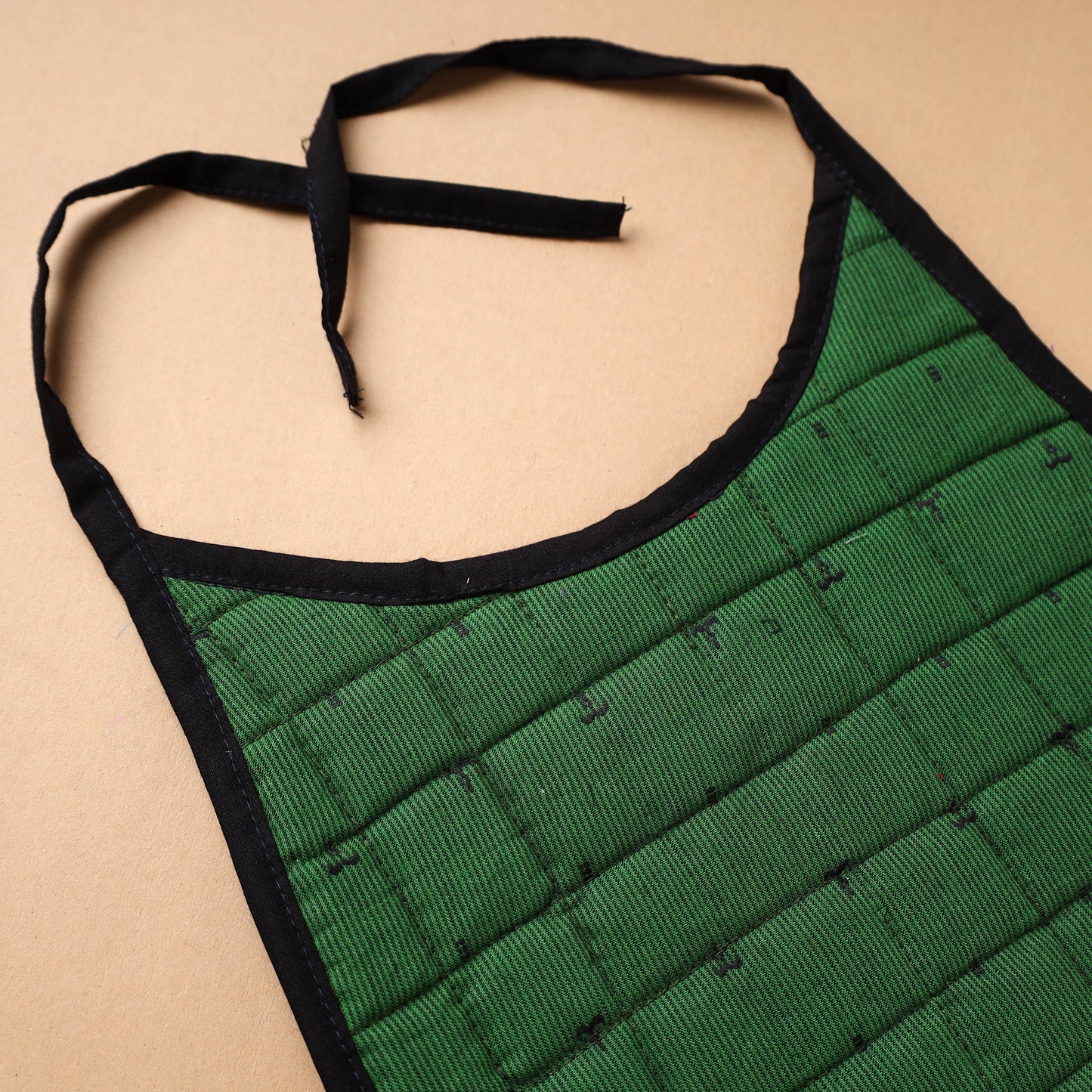 Green Handmade Cotton Baby Bib