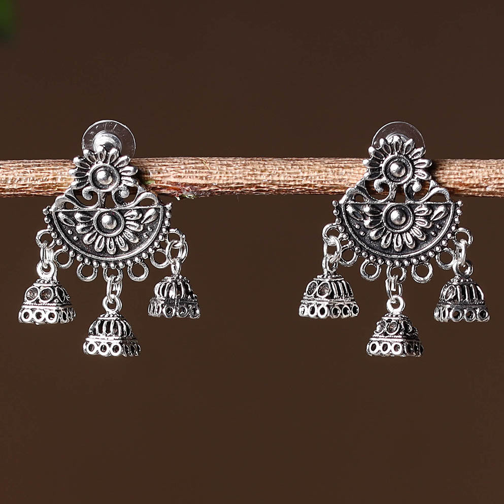 Handcrafted German Silver Earrings 52