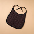 Brown Handmade Cotton Baby Bib