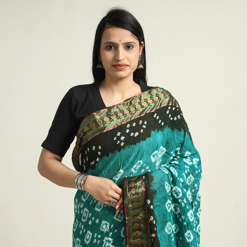 bandhani saree