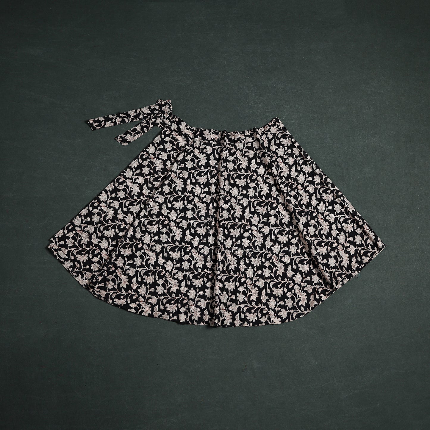 Bagru Hand Block Print Cotton Wrap Around Skirt 02
