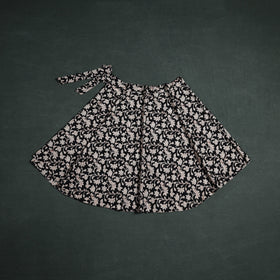 Bagru Hand Block Print Cotton Wrap Around Skirt 02