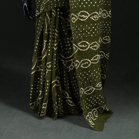 Kutch Bandhani Tie-Dye Cotton Saree 42