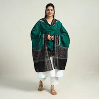 Green - Sambalpuri Ikat Weave Cotton Dupatta 27